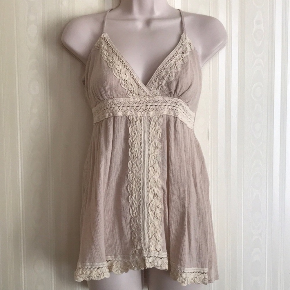 XHILARATION lace embellished cami RARELY WORN